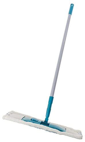 SIDCO Wischmop Bodenreiniger Bodenwischer Set + Bezug Mikrofaser Mopp + Teleskopstiel