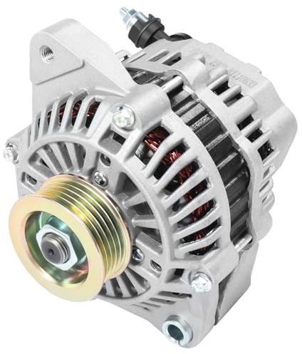 SCITOO Alternator Fits for Chevrolet for Tracker 2.0L 1999-2003,for Suzuki for Vitara 2.0L 1999-2003,12V 75 Amp CW 5-Groove Pulley, Replace OE 13781 AMT0106 A5TA4291 30020754 A5TA4291 31400-65D00