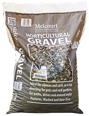 Suregreen Melcourt Horticultural Gravel | 20kg Bag | 4–10mm | Washed, Lime-Free Multipurpose Gravel for Garden, Plant Pots, Drainage, Soil Conditioning & Use Around Water Features