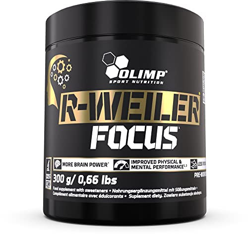 OLIMP SPORT NUTRITION- R-Weiler Focus Nahrungsergänzungsmittel für mehr Leistung und Konzentration. Bringt dein pre Workout Booster auf ein ganz neues Level! | Geschmacksrichtung: Cola (300 g)