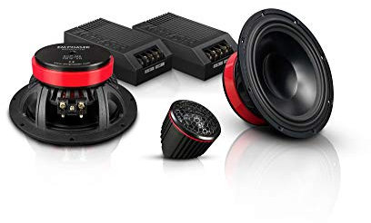 EMPHASER Monolith ECP-M6 - klangstarkes 16,5 cm 2-Wege Lautsprecher Komponentensystem mit 120 W RMS