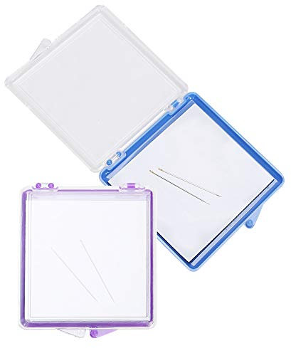 Cikonielf 2Pcs Magnetnadelkissen Kunststoff Magnetisch Nadel Keeper Magnetisches Nähnadelkissen Nähstift Aufbewahrungskoffer Nähzubehör