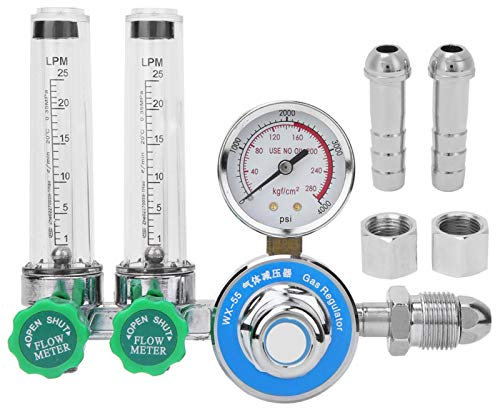 Gauge Flowmeter Argon Purging Regulator for TIG Welding WX 55X 2L Pressure Reducer CGA540 US Standard