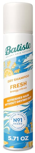 Batiste Dry Shampoo, Fresh Fragrance, Refresh Hair and Absorb Oil Between Washes, Waterless Shampoo for Added Hair Texture and Body, 5.71 oz