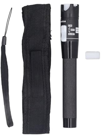 Tester Portatile per Fibra Ottica Portatile con Localizzatore Visivo di Guasti 80 MW per la Manutenzione di Cavi e Circuiti Ottici Connettore Universale 2,5 Mm per Tecnici