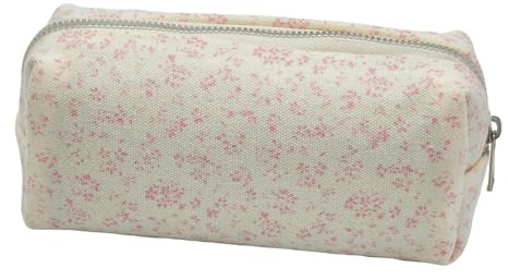Pencil Case for Girls School Supplies Office, Large Capacity Aesthetic Pencil Pouch, Floral Cute Stationery Pouch for Stationery Organizer Makeup Bag Money Bag Women Teenage College Exams Pencil Bag