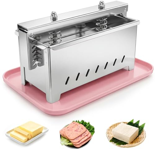 Pressa per Tofu pressa Tofu Tofupressa per Formaggi in Acciaio Inox per la Preparazione di Tofu, Formaggio Indiano può contenere fino a 2kg Lavabile in lavastoviglie dimensioni del prodotto 31x22x14cm
