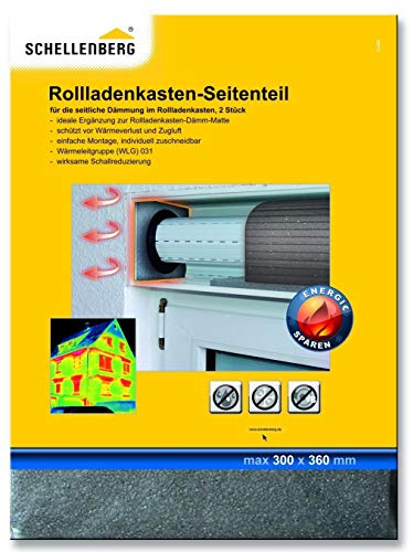 Schellenberg 3er Pack Rollladenkasten-Dämmrolle 1,3 x 30 x 36 cm
