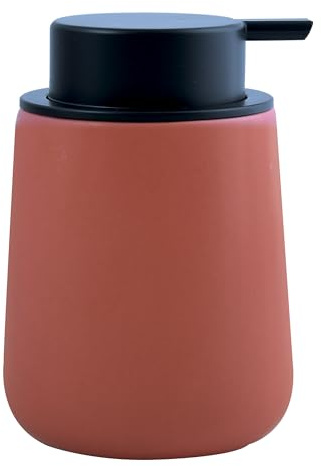 MSV Seifenspender Maonie Keramik Flüssigseifen-Spender 300ml matt Terracotta rot