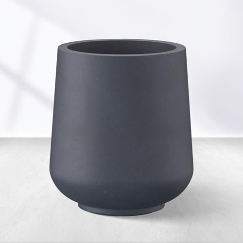 Kante Fioriera, cemento, grigio scuro, diametro 38,9 cm