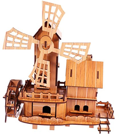 KONTONTY Holz DIY Modell Zum Zusammenbauen Holzdekor Handwerksspielzeug Lernspielzeug Für Junge Mädchen Tischdeko Geschenk Für Freunde Umweltfreundlich Und Sicher