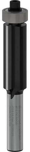 Bosch 1x Broca fresadora de recorte al ras PRO con cojinete inferior (para Madera blanda, Madera dura, Ø 12,7 mm, Professional Accesorios Fresadora portátil, Fresadora para recorte)