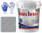 Yuhaidzsw Louis Forest Epoxid-farbige Sandbodenfarbe, Epoxid-Farbsand, selbstnivellierende Beschichtung, Hochglanz-Marmor-Effekt, Epoxidbodenbeschichtung (Grau-C, 0,5 Liter)