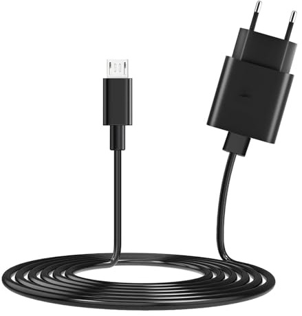 USB Ladekabel für Fire TV Stick, kompatibel mit Amazon Fire TV Stick/4K Max, 4K+, Lite Ladegerät, Amazon Roku Streaming Stick/Express+, Premiere/+, Roku Voice Remote Pro Micro-USB-Ladekabel (1,5 m)