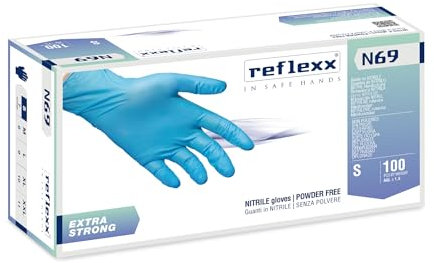 Reflexx N69/S, guanti in nitrile EXTRA STRONG