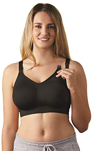 Bravado! Body Silk Seamless Nursing Bra 1401 (M, Black)