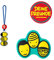 Step by Step Magic MAGS „Deine Freunde“, 3-teilig, 2 Magnet-Applikationen und 1 Anhänger, passend zum Schulranzen oder Vorschulrucksack, blau-rot-gelb-schwarz, Deine Freunde-Design