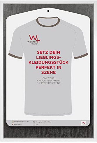 walther design Bilderrahmen weiss 60 x 90 cm Trikotrahmen mit Kunstglas, Stockholm EA690W