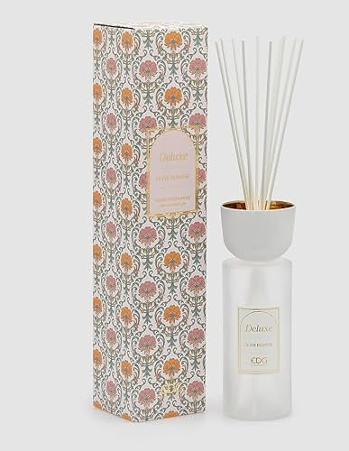 EDG Enzo De Gasperi Profumatore Bottiglia Deluxe 1.200 Ml H 30 Cm D 11 Cm Olive Flower Scatola Regalo