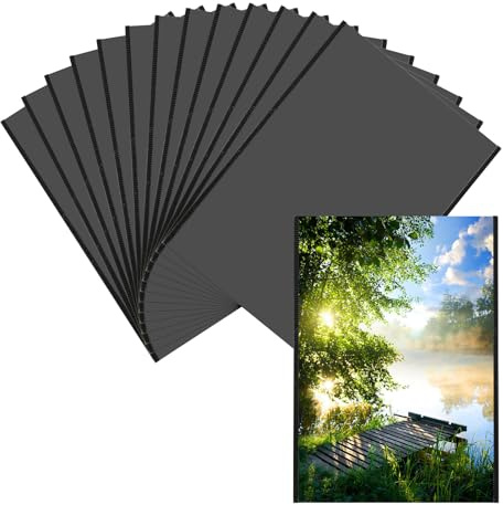 Knocery - Marcos de fotos magnéticos, 15 unidades para frigorífico, apto para fotos de 10 x 15 cm, marco de fotos imán para nevera armario de oficina y superficies metálicas