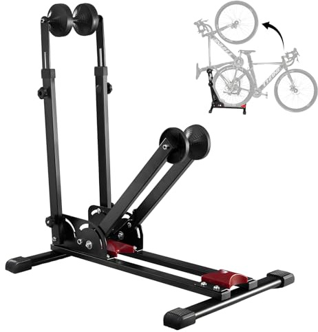 Support de vélo professionnel sur pied pour VTT, vélos électriques, vélos de course, VTC, support d'exposition pour roues avant et arrière
