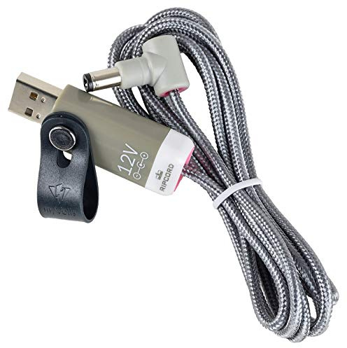 myVolts Ripcord-USB-Ladekabel mit 12V DC Ausgangsstecker kompatibel mit AVM Fritz!Fon C4, Fritz!Fon C5 Telefon Ladestation