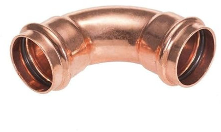 Coude cuivre à sertir eau 90° FF (Ø14)