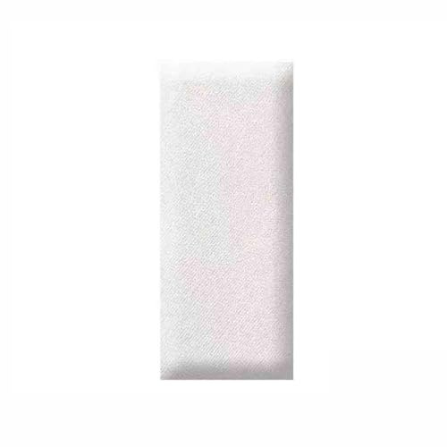 Acolchado Pared Cama, Panel de Pared 3D Cojín de Pared Decoración de Pared, Cabeceros Adhesivos, Panel de Pared Rectangular Y Decorativo como Cabecero de Cama(Milky White,30x40cm)