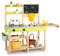 Dreamon Mud Kitchen, Wooden Outdoor Toys for Toddlers Age 3-5, Garden Kitchen Set for Kids with Water Sink, Blackboard and Gardening Accessories Cooking Games Gifts for Boys Girls Age 3+ Year Old