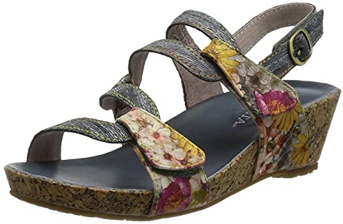 Laura Vita Femme Beclindao 209 Sandales Peeptoe, Gris Gris, 42 EU