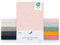 Laleni 2er Set Frottee Spannbettlaken 38x77cm - Oeko-TEX Zertifiziertes Stubenwagen Bezug Set, Faltenfreie Spannbetttücher für Kinderbett, Babybett und Moses Körbchen, Rosa
