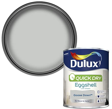 Dulux 5358159 Quick Dry Eggshell Paint - Goose Down - 750ML