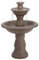 BTGGG Garden Water Feature Resin 3 Tier Cascade Main Powered Water Fountain with Stone Effect Freestanding Water Fountain Waterfall Outdoor Ornaments for Garden, Patio, Lawn Decor