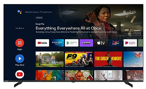 Toshiba 70UA5D63DGY 70 Zoll Fernseher / Android TV (4K Ultra HD, HDR Dolby Vision, Smart TV, Play Store & Google Assistant, Triple-Tuner, Bluetooth) [2023]