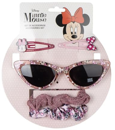 CERDÁ LIFE'S LITTLE MOMENTS Set de Belleza Infantil de Minnie Mouse Gafas, Multicolor, Estándar Unisex niños