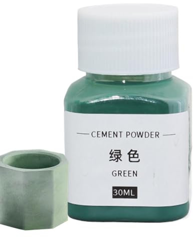 Pigment Color Cement Dye, 30 ml Oxid-Pigmentpulver, Zement Blumentopf, Farbpulver, Fliesenfarbe für Beton, Zement, Mörtel, Fugenmörtel, Gips, Gips, 28.3 g