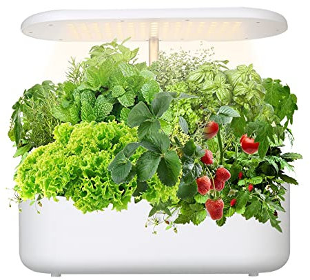 Kit de système de culture hydroponique, Lampe Phyto à spectre complet à LED Système de culture hydroponique réglable en hauteur Deux modes de croissance Lumière de croissance hydroponique for serre po