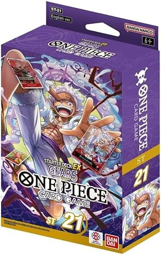 One Piece Card Game - ST-21 Gear 5 Starter Deck EX ST21 ENGLISCH NEU & OVP + BB-Toy-Trades Toploader