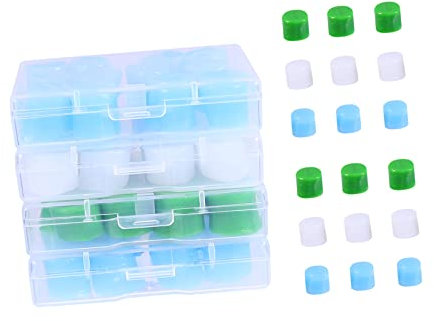 SAFIGLE 24pares Cómodos Para Nadar Cancelación De Ruido Aislamiento Acústico Para Piscina Duraderos Para Piscina y Agua