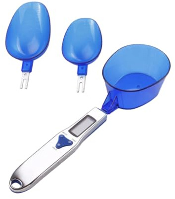Cuchara Báscula Lcd de Cocina 300 G/0, 1 G Azul Abs
