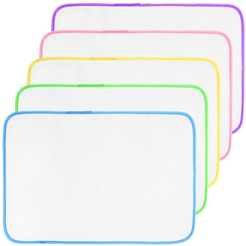 YUXMU Lot de 5 chiffons de protection pour le repassage, protection contre les brûlures en maille pour planche à repasser, tapis isolant, tissu de repassage