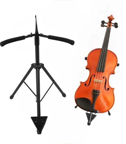 YNAADYH Soporte de violonchelo ajustable con gancho de arco, robusto y contrabajo, bajo vertical, contrabajo, violín bajo, violín, Fiddle, soporte de acero para estudio en casa, iglesias