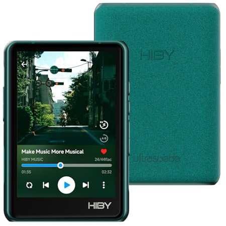HiBy R3 PRO II MP3 Music Player - Qobuz/Tidal Support, MQA 8X Decoding & Native DSD256, Hi-Res Audio Certified, MP3 Player with Touch Screen & 3.5mm PO + 4.4mm BAL Dual Jacks, 2TB Expanded Memory
