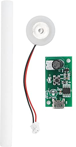 740 Hål 5μm USB 5V Ultraljudsförstärkare Luftfuktare Förstörningsplatta Kretskort Bomullspinne Kit Drivrutin med Tidsbrytare Luftfuktartillbehör