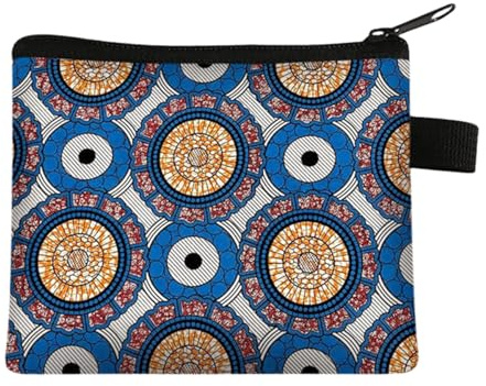 FAVORTALK Small Coin Purse Oho Change Purse Pouch Printed Mini Wallet Coin Bag with Zipper for Women Girls, 14123