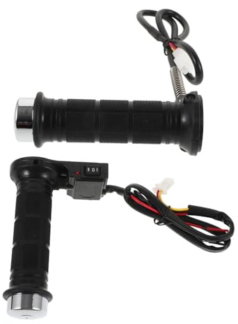 INOOMP Manillar de Motocicleta Calefactable Empuñaduras Térmicas para Moto Agarre Antideslizante para Diversas Motos Repuesto Seguro y Cómodo de Puños Eléctricos