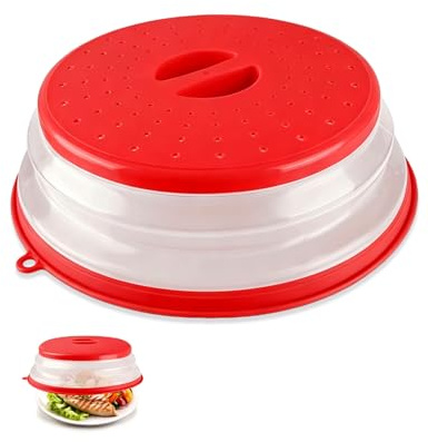 YIPFEN 1 Pezzo Coperchio per Microonde Pieghevole, Spritzschutz Microonde Resistente al Calore per Cucina