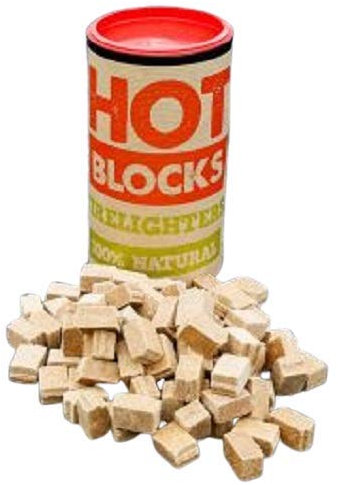 Hotblocks Firelighters 100% Natural - 100% Recycled - 100 pieces