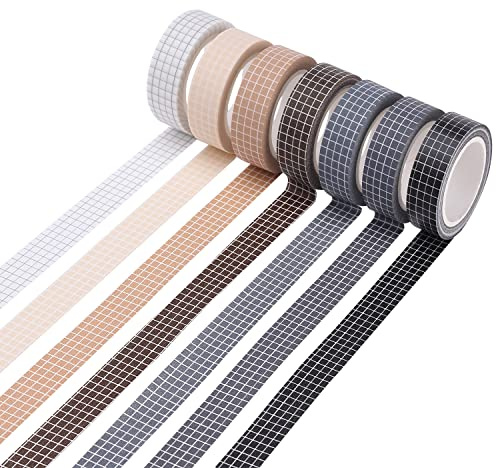 Mr. Pen- Washi Tape Set, 0.6, 7 Rolls, 9 Yards/Roll