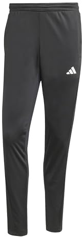 adidas Men's Club Tennis 3-Stripes Knitted Pants, Black, S